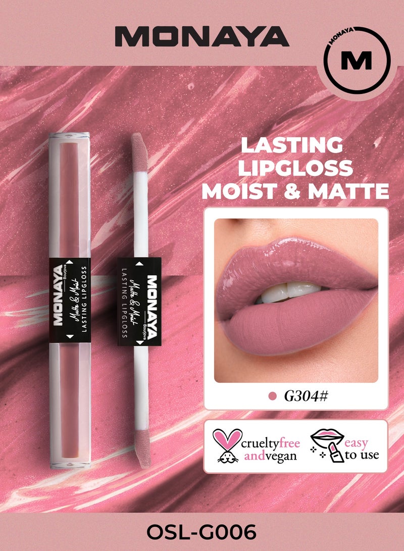 Monaya G006 Matte & Moist Lip Gloss – Long-Lasting, Velvet Matte Finish, Moisturizing, Non-Drying, Lip Care, Cruelty-Free Makeup - Image 1